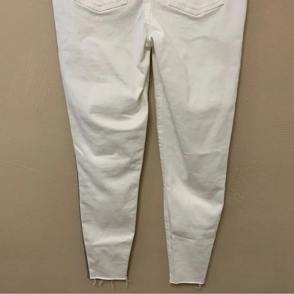 Spanx Side Stripe Distressed Skinny Jeans - Picture 10 of 13